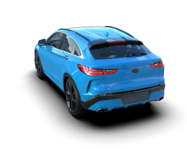 mavi modern lüks araba - sedan