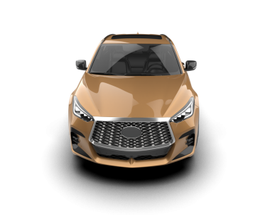 Gri arka planda modern lüks araba, 3 boyutlu illüstrasyon