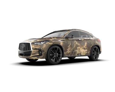 modern araba beyaz arkaplanda izole edildi