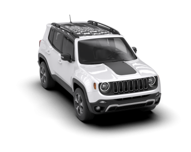 Arka planda izole edilmiş gerçekçi bir SUV aracı. 3D görüntüleme - illüstrasyon