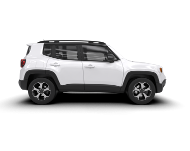 Modern araba beyaz arka planda izole edilmiş. 3d oluşturma