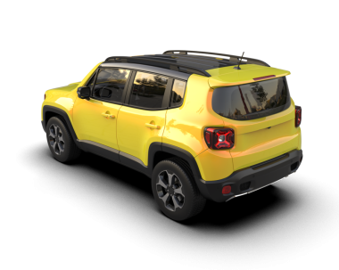 Sarı modern cip. 3d oluşturma