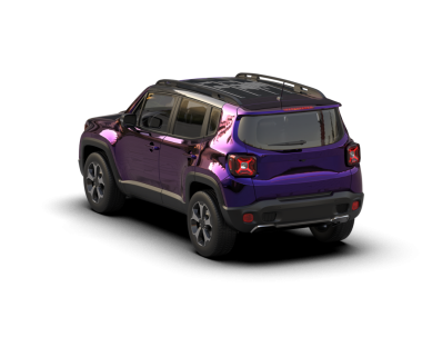 Siyah arka planda izole edilmiş bir stüdyo ortamında markasız bir SUV 'un 3 boyutlu görüntüsü.