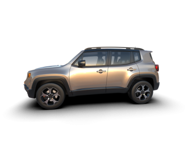 Beyaz arka planda bir cip. 3d oluşturma