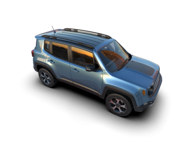 Modern araba arka planda izole edilmiş. 3 Boyutlu Hazırlama