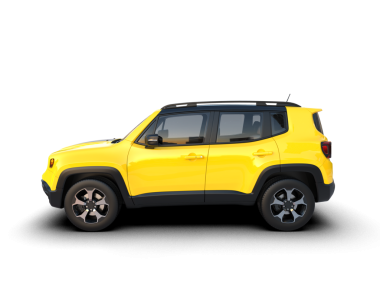 İzole edilmiş beyaz arka planda modern bir cip arabası. 3d illüstrasyon