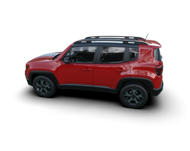 kırmızı modern SUV arabası - 3D görüntüleme