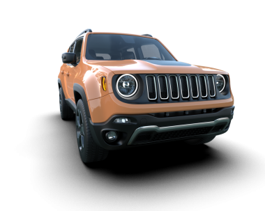 Modern lüks cip. Ön manzara. 3d oluşturma