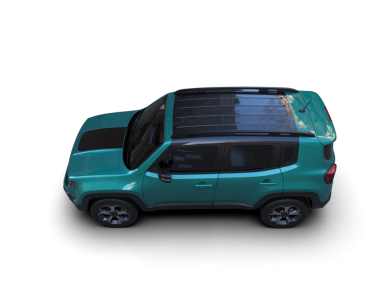 Siyah arkaplanı olan yansıtıcı bir arabanın 3 boyutlu canlandırması