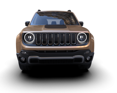 Modern SUV arabası. 3d oluşturma.