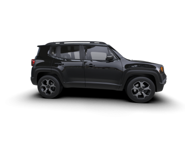 Beyaz arka planda siyah bir cip. 3d oluşturma