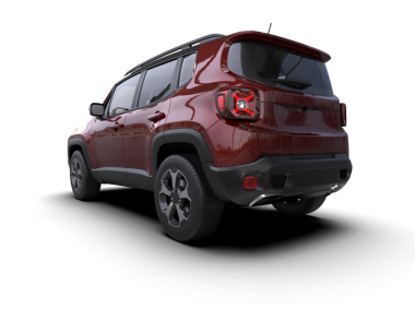 SUv siyah arkaplanda izole edildi