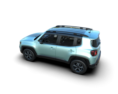 Bir markanın 3 boyutlu görüntülenmesi - daha az jenerik SUv izole edilmiş siyah arkaplan