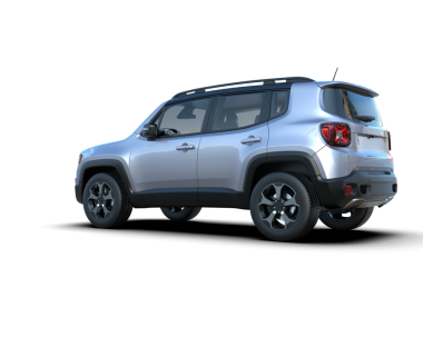 Siyah arka planda 3 boyutlu markalı, daha az jenerik bir SUV aracı.