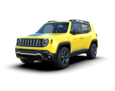 modern sarı cip beyaz bir arkaplanda yansıma ile izole edilmiştir.