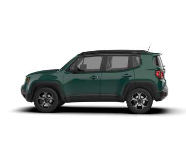 modern yeşil SUV araba - ön görünüm