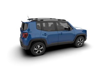 Modern araba arka planda izole edilmiş. 3d oluşturma -