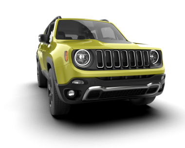 beyaz arkaplanda modern araba