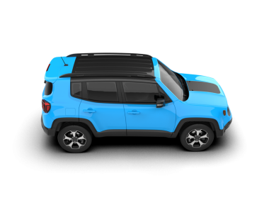 Gerçekçi mavi araba beyaz arka planda izole edilmiş. vektör illüstrasyonu.