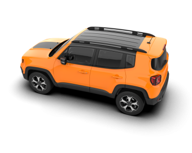 Turuncu cip beyaz arka planda izole edilmiş. 3d oluşturma