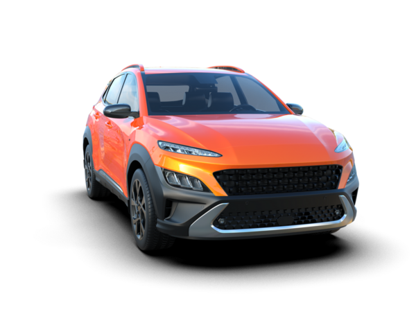 Modern araba arka planda. 3d oluşturma