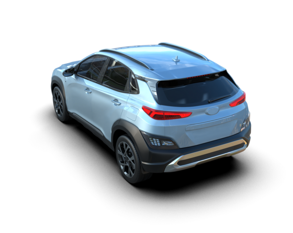 Modern lüks araba izole edilmiş. 3d oluşturma