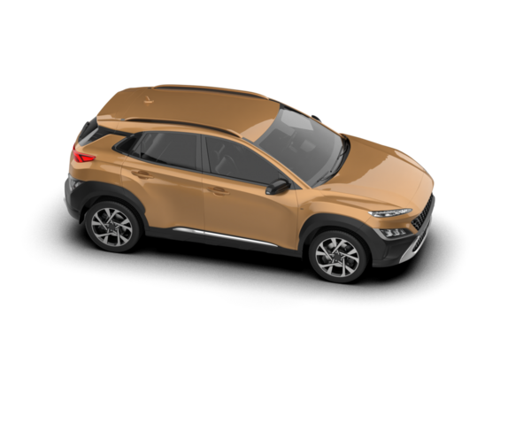 beyaz arkaplanda araba kenarı görünümü, 3 boyutlu illüstrasyon