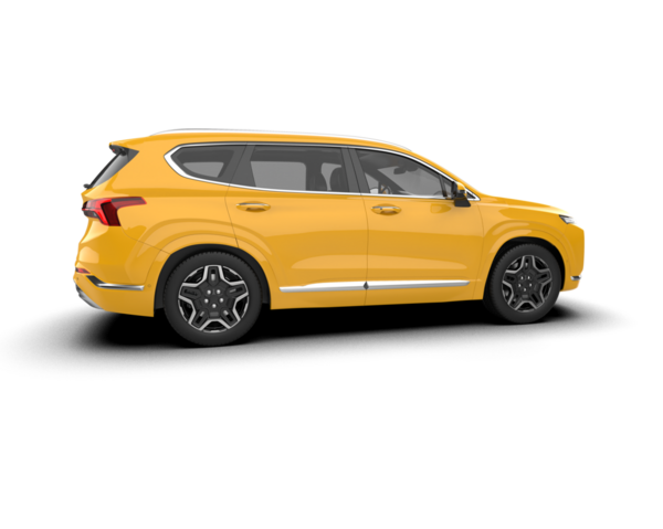 araba modern araba beyaz arka planda izole edilmiş 3 boyutlu görüntüleme