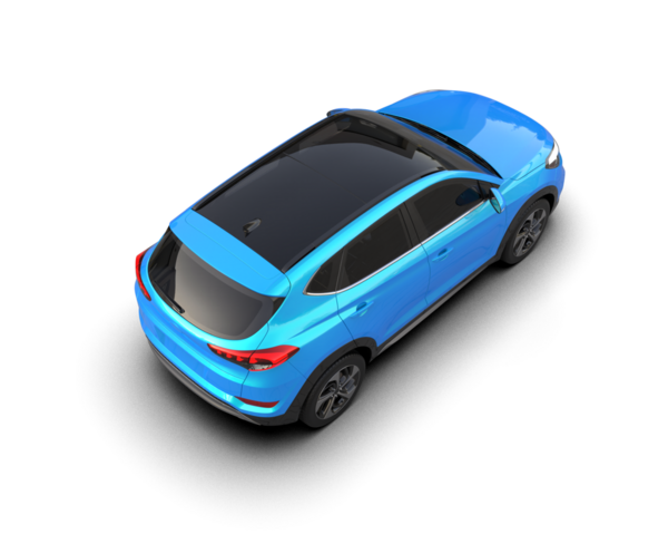 beyaz arkaplanda izole edilmiş araba 3 boyutlu görüntüleme