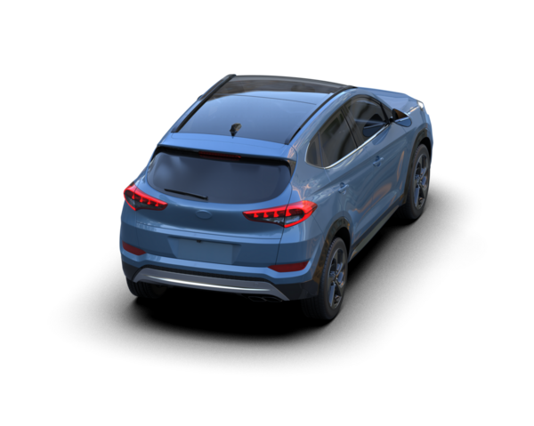 Siyah arka planda bir araba. 3d oluşturma.