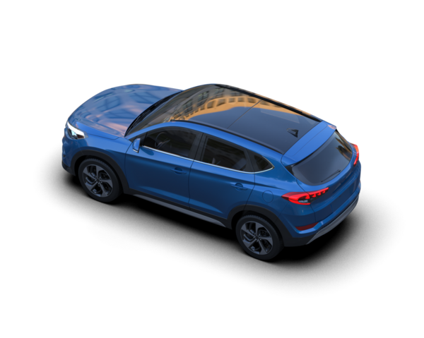 Siyah arka planda modern lüks bir araba. 3d illüstrasyon