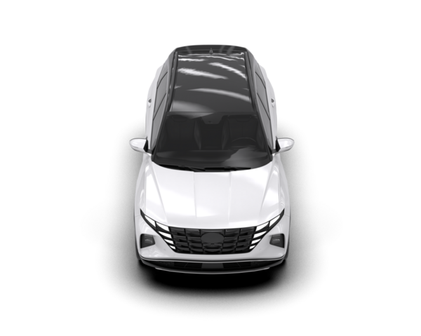 modern araba beyaz üzerine izole