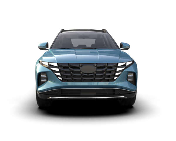 Bir markanın 3 boyutlu görüntülemesi - daha az jenerik SUV arabası siyah arkaplanda izole edildi