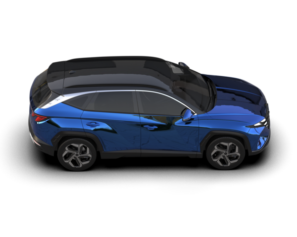 Siyah arka planda modern araba