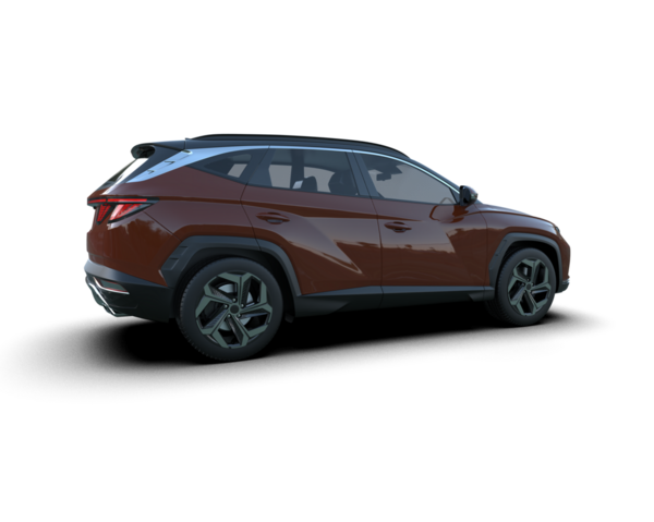 beyaz arka planda modern araba