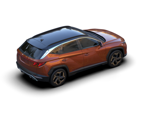 3 boyutlu modern elektrikli arazi aracı, beyaz üzerine izole edilmiş.