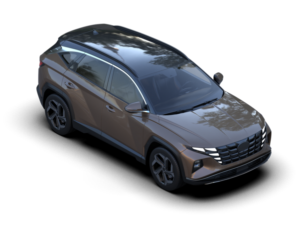 Bir arabanın üç boyutlu resmi - daha az SUV