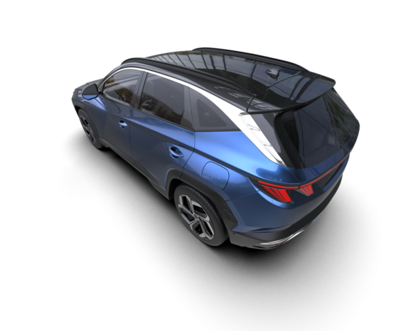 Modern araba beyaz arka planda izole edilmiş. 3d illüstrasyon.