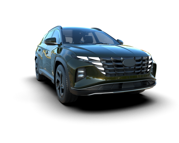 Bir markanın 3 boyutlu çizimi - beyaz arka planda izole edilmiş daha az SUV kavramı