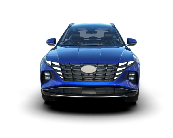 Modern araba arka planda izole edilmiş. 3D görüntüleme - illüstrasyon