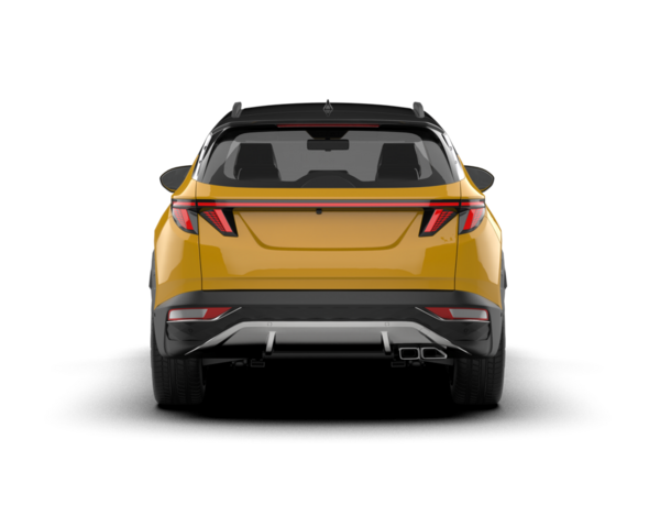 modern araba ön görünümü, 3 boyutlu illüstrasyon