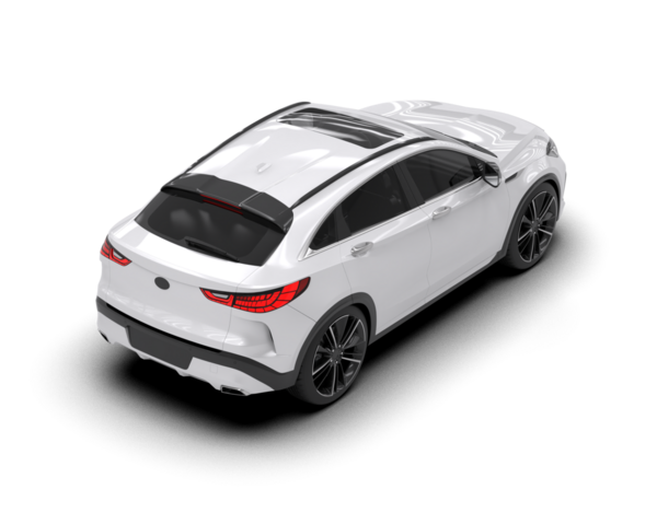 3 boyutlu bir araba.