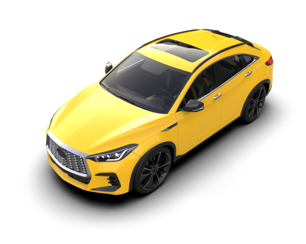 Bir arabanın 3 cg görüntüsü