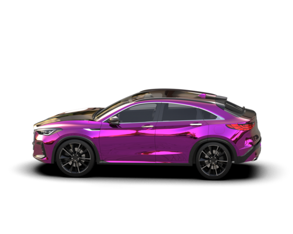 modern pembe spor araba