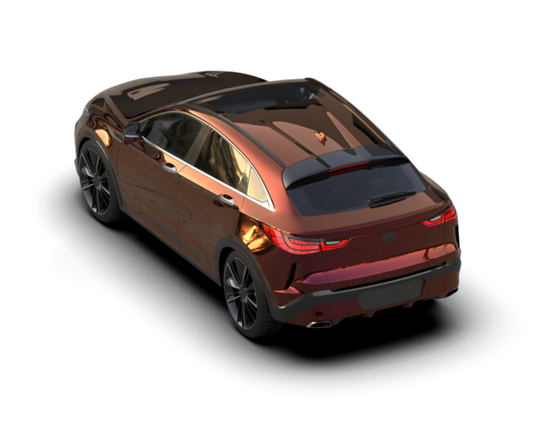 Siyah arka planda bir araba.