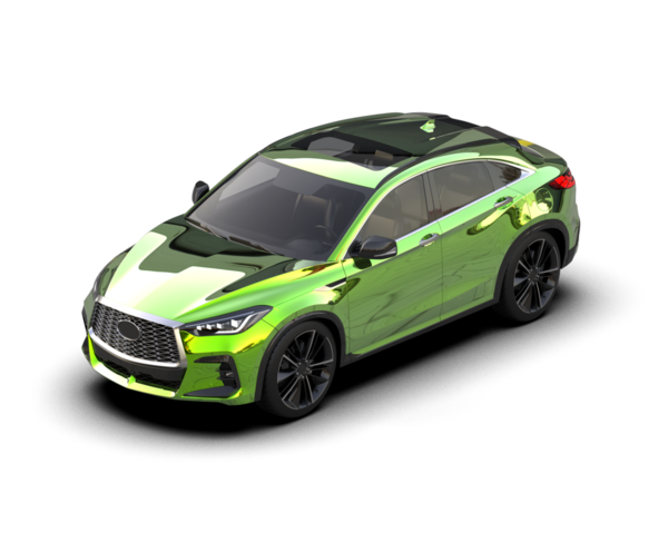 beyaz arka planda modern araba.