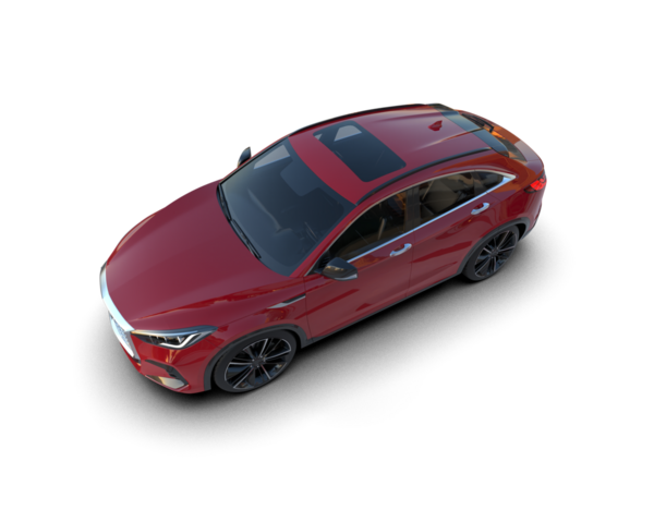 Daha az genel bir konsept arabanın 3 boyutlu çizimi