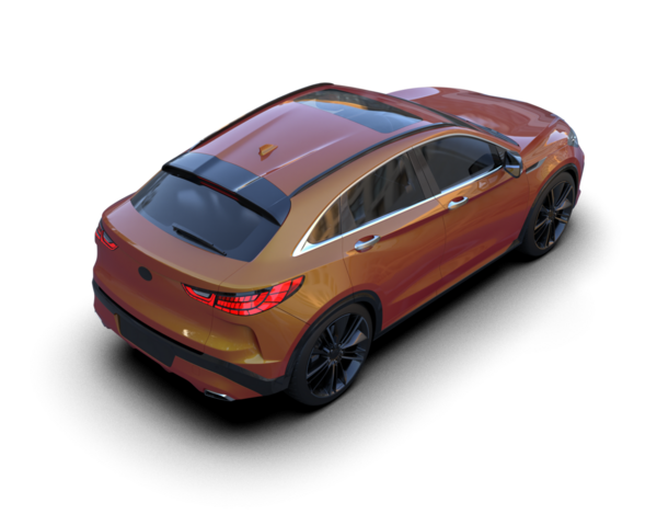 modern lüks araba beyaz arka planda izole edilmiş.