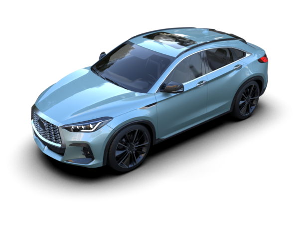 Arka planda lüks, modern araba, 3 boyutlu.