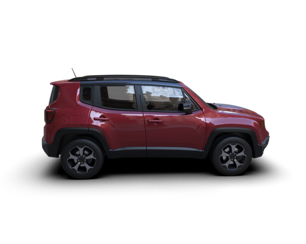 araba siyah arkaplanda izole edildi